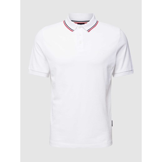 Koszulka polo z paskami w kontrastowym kolorze ze sklepu Peek&Cloppenburg  w kategorii T-shirty męskie - zdjęcie 170208606