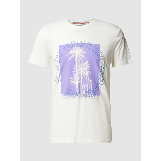T-shirt z nadrukiem z napisem i motywem ze sklepu Peek&Cloppenburg  w kategorii T-shirty męskie - zdjęcie 170208718