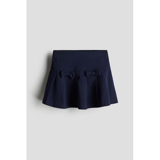 H & M - Plisowana spódnica dżersejowa - Niebieski H & M 92 (1½-2Y) H&M