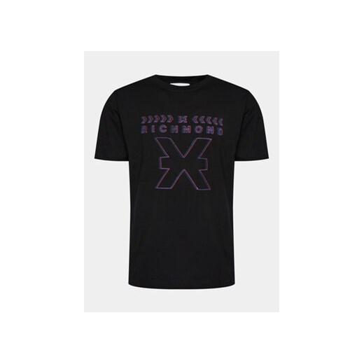 Richmond X T-Shirt Ikiom UMP24141TS Czarny Regular Fit ze sklepu MODIVO w kategorii T-shirty męskie - zdjęcie 170211149