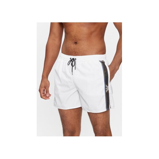 Emporio Armani Underwear Szorty kąpielowe 211740 4R443 00010 Biały Regular Fit ze sklepu MODIVO w kategorii Kąpielówki - zdjęcie 170211358