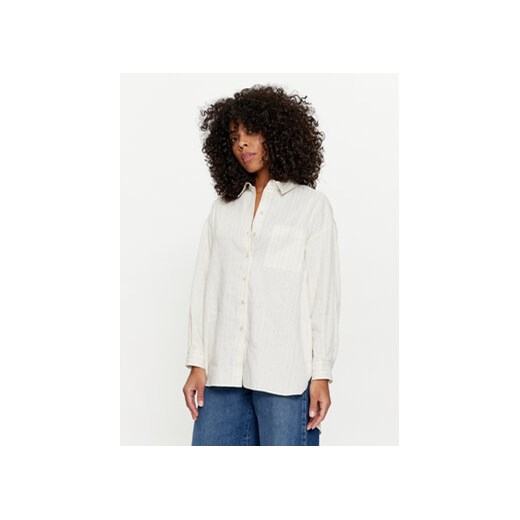 TWINSET Koszula 241TT2221 Biały Loose Fit ze sklepu MODIVO w kategorii Koszule damskie - zdjęcie 170211418