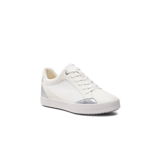 Buty sportowe damskie Geox sneakersy płaskie sznurowane