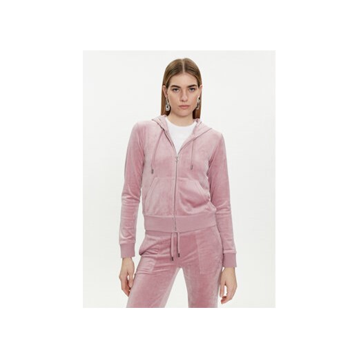 Juicy Couture Bluza Robertson JCAP176 Różowy Slim Fit ze sklepu MODIVO w kategorii Bluzy damskie - zdjęcie 170211875