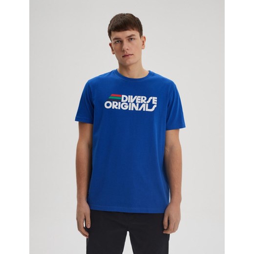 Koszulka ORGL LOGO TEE 02 Niebieski M ze sklepu Diverse w kategorii T-shirty męskie - zdjęcie 170213228
