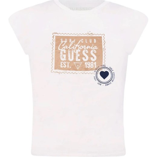 Guess T-shirt | Regular Fit ze sklepu Gomez Fashion Store w kategorii Bluzki dziewczęce - zdjęcie 170213956