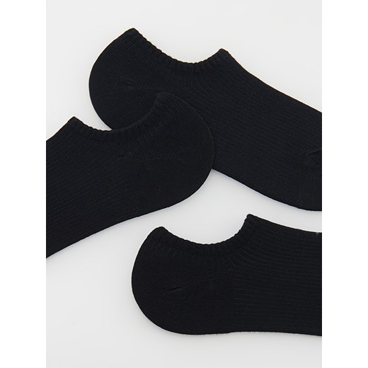 Reserved - Bawełniane skarpetki 3 pack - czarny Reserved 35-38 Reserved