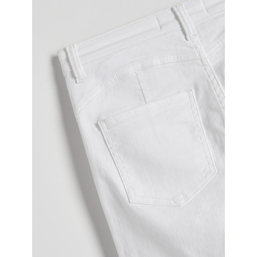 Reserved - Jeansy push up - biały Reserved 38 Reserved