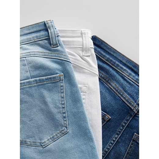 Reserved - Jeansy push up - biały Reserved 34 Reserved