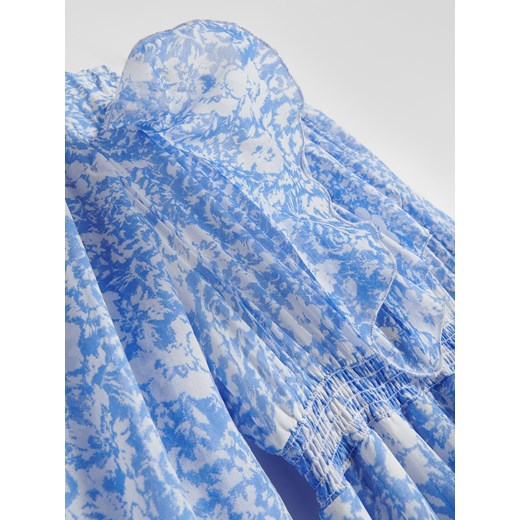 Reserved - Wzorzysta sukienka maxi - jasnoniebieski Reserved XS Reserved