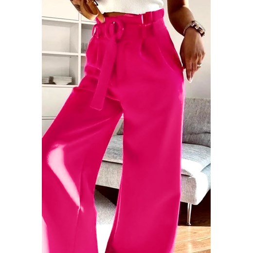 Spodnie VOLENTA FUCHSIA ze sklepu Ivet Shop w kategorii Spodnie damskie - zdjęcie 170220048