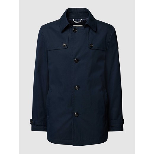 Płaszcz o kroju slim fit z listwą guzikową ze sklepu Peek&Cloppenburg  w kategorii Płaszcze męskie - zdjęcie 170220219