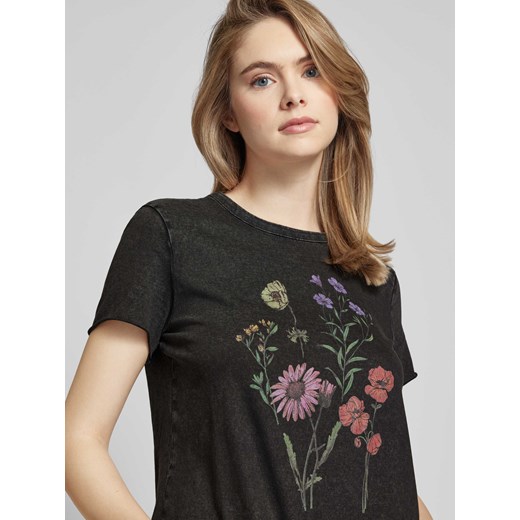 T-shirt z efektem melanżu model ‘ONLLUCY’ M Peek&Cloppenburg 