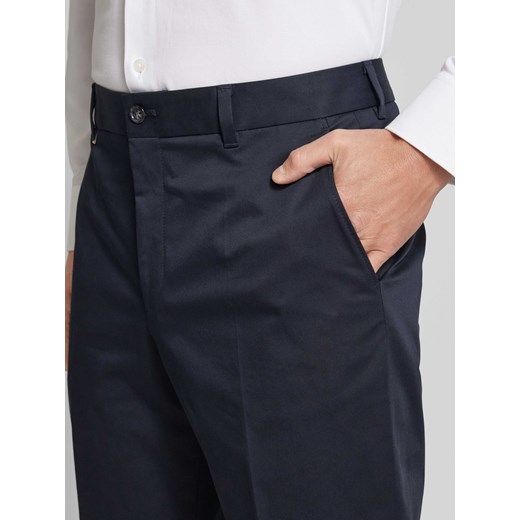 Spodnie do garnituru o kroju slim fit w kant model ‘Perin’ 102 Peek&Cloppenburg 