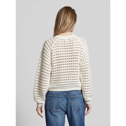 Sweter z dzianiny z ażurowym wzorem model ‘Crochet2’ Qs M Peek&Cloppenburg 
