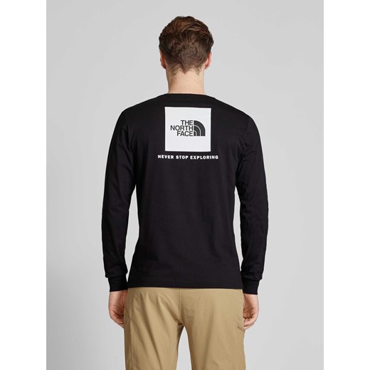 Bluzka z długim rękawem i nadrukiem z logo model ‘REDBOX’ The North Face M promocyjna cena Peek&Cloppenburg 