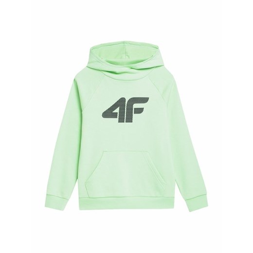 Bluza chłopięca 4F zielona z napisami na zimę 