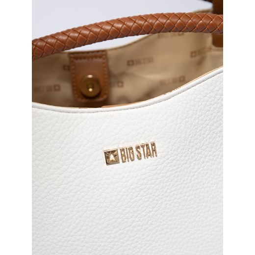Shopper bag BIG STAR na ramię biała 