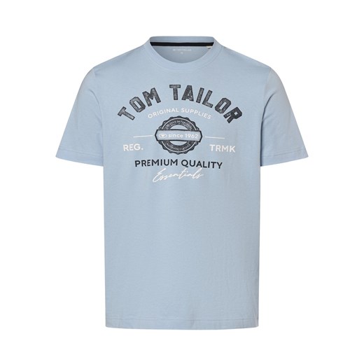 Tom Tailor T-shirt męski Mężczyźni Bawełna jasnoniebieski nadruk Tom Tailor XXL vangraaf