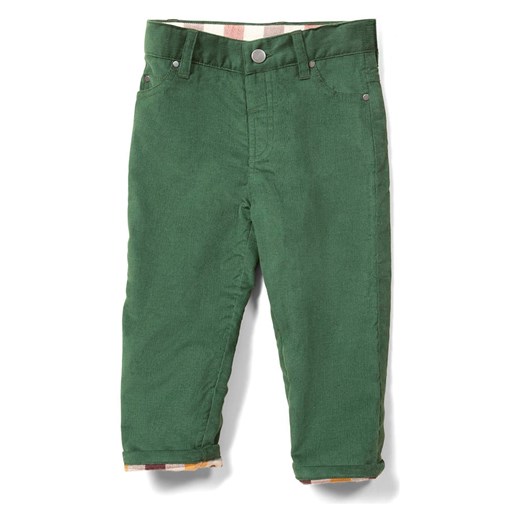 Little Green Radicals Spodnie sztruksowe w kolorze zielonym Little Green Radicals 116 okazyjna cena Limango Polska