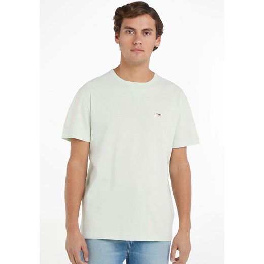 TOMMY JEANS Koszulka w kolorze jasnozielonym ze sklepu Limango Polska w kategorii T-shirty męskie - zdjęcie 170235598