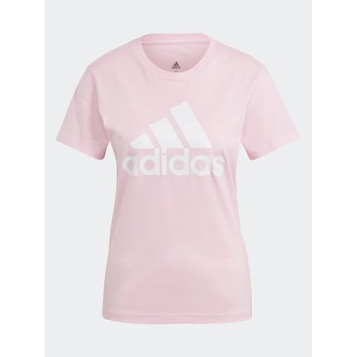 Adidas bluzka damska z krótkim rękawem z napisem 
