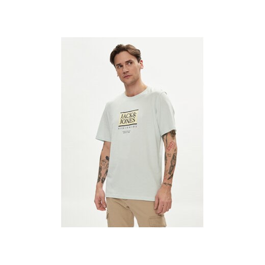 Jack&Jones T-Shirt Lafayette 12252681 Niebieski Standard Fit ze sklepu MODIVO w kategorii T-shirty męskie - zdjęcie 170236936