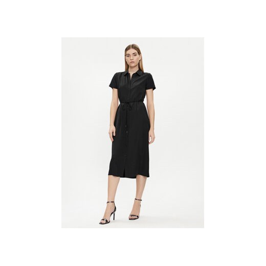 Calvin Klein Sukienka koszulowa K20K206657 Czarny Regular Fit ze sklepu MODIVO w kategorii Sukienki - zdjęcie 170236979