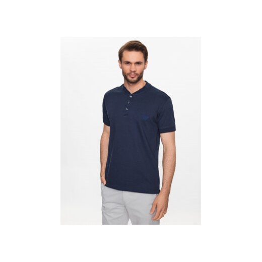 Emporio Armani Underwear Polo 211862 3R460 06935 Granatowy Regular Fit ze sklepu MODIVO w kategorii T-shirty męskie - zdjęcie 170237056