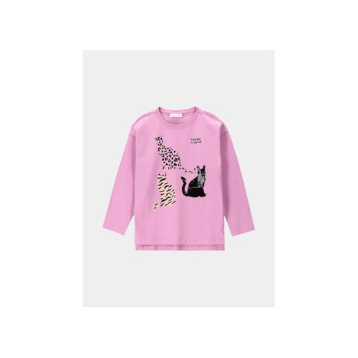 Coccodrillo Bluzka WC4143106CEK Różowy Regular Fit ze sklepu MODIVO w kategorii Bluzki dziewczęce - zdjęcie 170237147