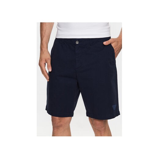 Emporio Armani Underwear Szorty materiałowe 211824 3R471 06935 Granatowy Regular Fit ze sklepu MODIVO w kategorii Spodenki męskie - zdjęcie 170237198