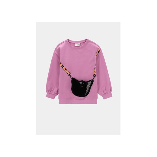 Coccodrillo Bluza WC4132101CEK Różowy Relaxed Fit ze sklepu MODIVO w kategorii Bluzy dziewczęce - zdjęcie 170237298