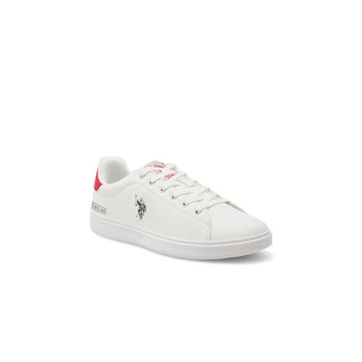 Trampki męskie U.S Polo Assn. białe sportowe sznurowane