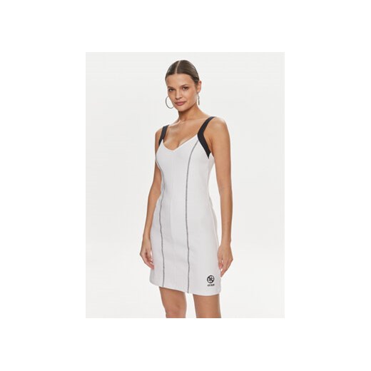 Guess Sukienka codzienna Harper V4GK00 KBP41 Biały Bodycon Fit ze sklepu MODIVO w kategorii Sukienki - zdjęcie 170237766