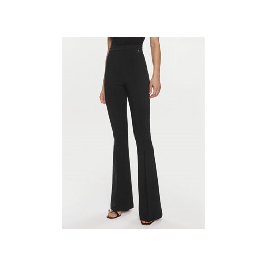Elisabetta Franchi Spodnie materiałowe PA-026-41E2-V250 Czarny Regular Fit ze sklepu MODIVO w kategorii Spodnie damskie - zdjęcie 170237965