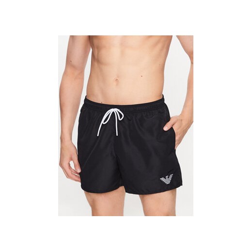 Emporio Armani Underwear Szorty kąpielowe 211752 3R438 00020 Czarny Regular Fit ze sklepu MODIVO w kategorii Kąpielówki - zdjęcie 170238377