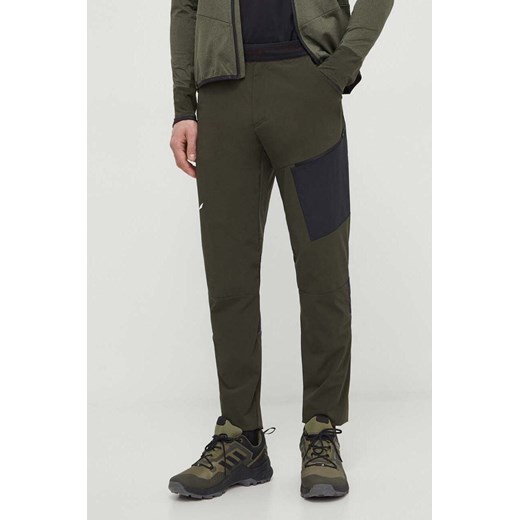 Salewa spodnie outdoorowe Pedroc 2 kolor zielony 00-0000028597 ze sklepu ANSWEAR.com w kategorii Spodnie męskie - zdjęcie 170238778