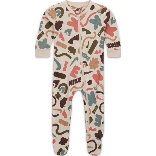 Pajacyk dla niemowląt Nike Sportswear Primary Play Footed Coverall - Biel ze sklepu Nike poland w kategorii Pajacyki - zdjęcie 170242838
