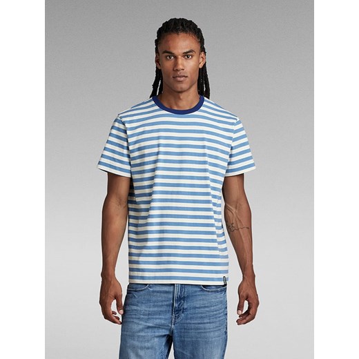 G-Star Koszulka w kolorze niebiesko-białym ze sklepu Limango Polska w kategorii T-shirty męskie - zdjęcie 170244098