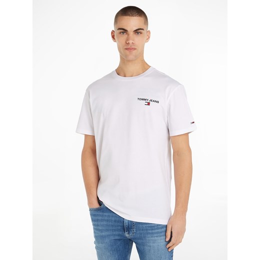TOMMY JEANS Koszulka w kolorze białym ze sklepu Limango Polska w kategorii T-shirty męskie - zdjęcie 170245067