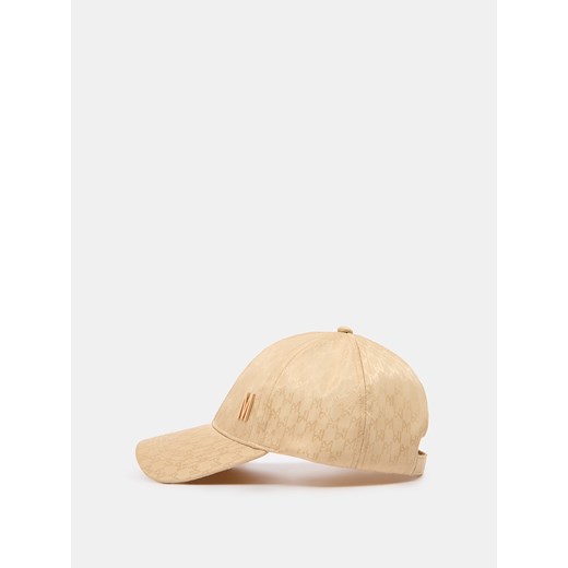 Mohito - Beżowa czapka z daszkiem - beżowy ze sklepu Mohito w kategorii Czapki z daszkiem damskie - zdjęcie 170245219