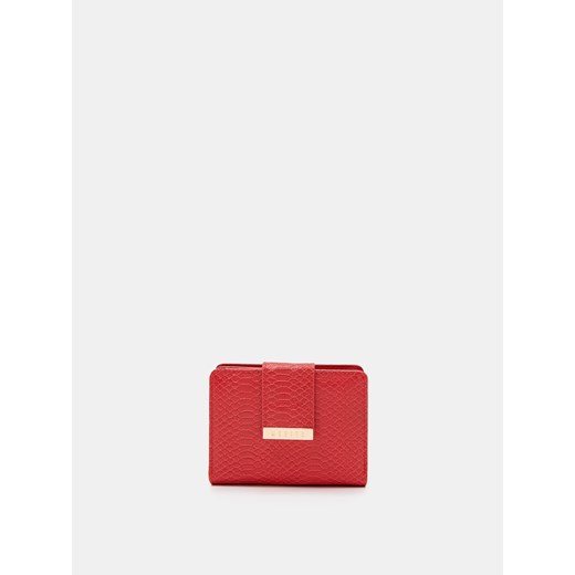 Mohito - Mały czerwony portfel - czerwony ze sklepu Mohito w kategorii Portfele damskie - zdjęcie 170245249