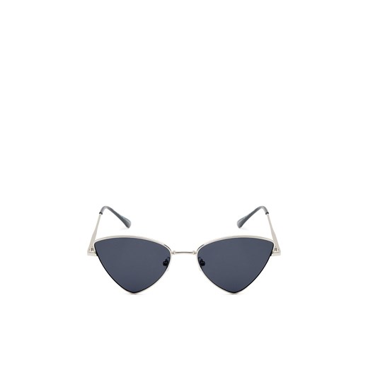 Cropp - Trójkątne okulary przeciwsłoneczne - czarny ze sklepu Cropp w kategorii Okulary przeciwsłoneczne damskie - zdjęcie 170245419