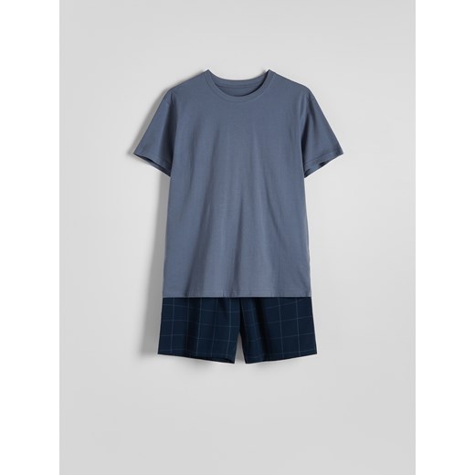 Reserved - Dwuczęściowa piżama - jasnoszary ze sklepu Reserved w kategorii Piżamy męskie - zdjęcie 170245615