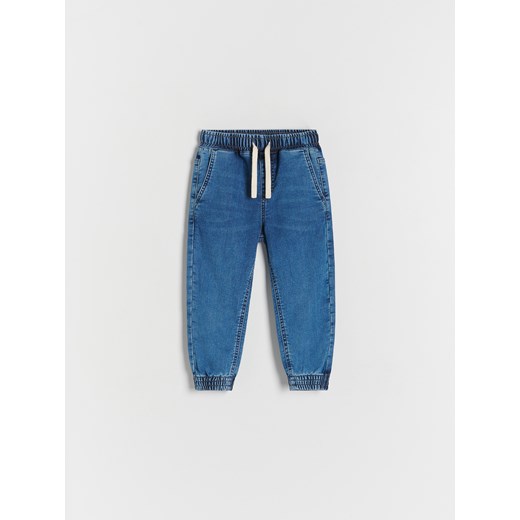 Reserved - Elastyczne jeansy jogger - niebieski ze sklepu Reserved w kategorii Spodnie i półśpiochy - zdjęcie 170245635
