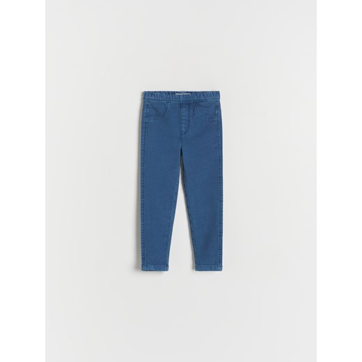 Reserved - Elastyczne jegginsy - jasnoniebieski ze sklepu Reserved w kategorii Spodnie i półśpiochy - zdjęcie 170245656