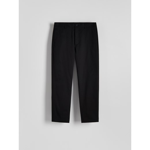 Reserved - Spodnie chino leisure fit - czarny Reserved 31 Reserved
