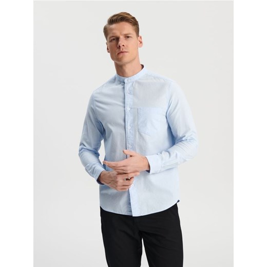 Sinsay - Koszula regular - błękitny ze sklepu Sinsay w kategorii Koszule męskie - zdjęcie 170246667