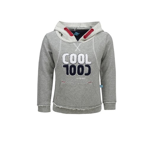 Chłopięca szara bluza z kapturem - COOL - Lief ze sklepu 5.10.15 w kategorii Bluzy i swetry - zdjęcie 170247438