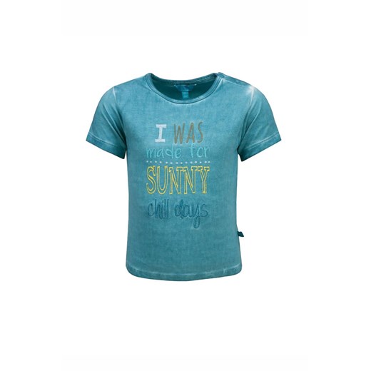 T-shirt dzianinowy dla chłopca - niebieski - Lief ze sklepu 5.10.15 w kategorii T-shirty chłopięce - zdjęcie 170247838